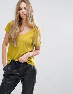 Свободная футболка с V-образным вырезом ASOS - Мульти