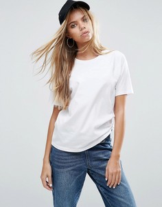 Футболка бойфренда с широкими рукавами ASOS - Белый