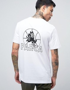Футболка с принтом на спине Parca - Белый