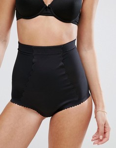 Корректирующие трусы с завышенной талией Hunkemoller Scallop - Черный