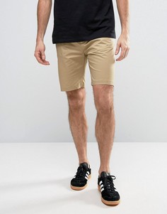 Бежевые прямые шорты-чиносы Penfield Yale - Бежевый