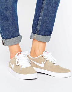 Коричневые кроссовки Nike SB Check Solar - Коричневый