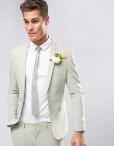 Супероблегающий пиджак ASOS WEDDING - Зеленый