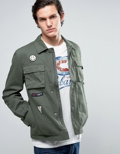 Куртка с нашивками в стиле милитари Jack &amp; Jones Originals - Зеленый