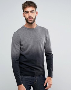 Джемпер с круглым вырезом и эффектом омбре Calvin Klein - Серый