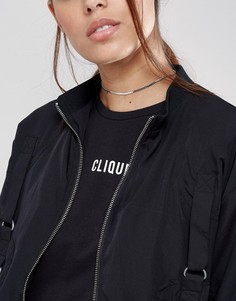 Ожерелье-чокер из тонкой цепочки ASOS - Серебряный