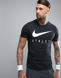 Черная футболка Nike Training Dri-FIT 739420-010 - Белый