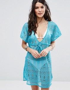 Ажурное пляжное платье Dorina Fiji - Синий