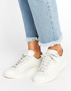 Белые кроссовки в стиле 80-х adidas Originals Clean Superstar - Белый