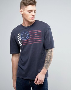 Футболка с принтом Nirvana Jack &amp; Jones Originals - Темно-синий