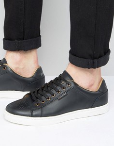 Черные кожаные кроссовки Ben Sherman Tredegar - Черный