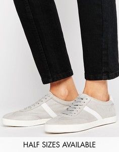 Полосатые кроссовки со шнурками ASOS DELPHINE - Серый