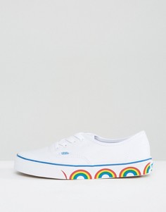 Кроссовки с разноцветной подошвой Vans Authentic - Мульти