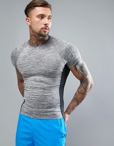 Обтягивающая футболка Blend Active - Серый