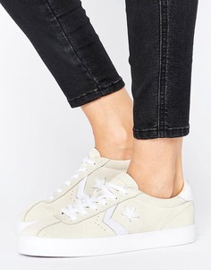 Бежевые замшевые кроссовки Converse Breakpoint - Белый