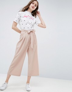 Юбка-брюки с поясом ASOS Tailored - Stone
