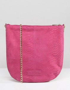 Кожаная сумка через плечо Urbancode - Розовый