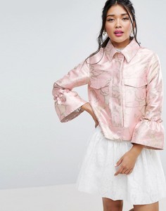 Жаккардовая куртка ASOS Premium - Мульти