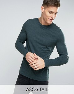 Зеленый лонгслив ASOS TALL - Зеленый