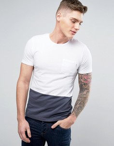 Футболка со вставкой и карманом Jack &amp; Jones Core - Белый