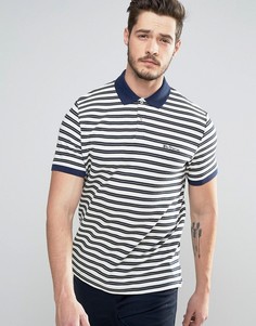 Поло классического кроя в полоску Ben Sherman - Темно-синий