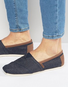 Джинсовые эспадрильи Toms Alpargata - Синий