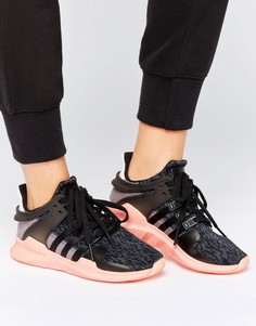 Черные кроссовки adidas Originals EQT Support - Черный