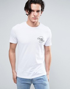 Футболка с логотипом на груди Jack &amp; Jones Originals - Белый