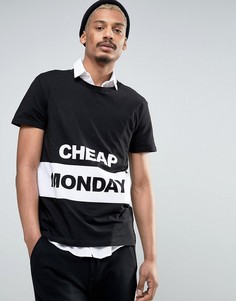 Футболка с логотипом Cheap Monday - Черный