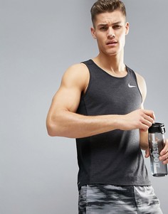 Черная майка Nike Running Miler Breathe 834238-014 - Черный