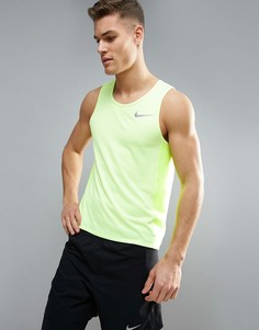 Желтая майка Nike Running Miler Breathe 834238-701 - Желтый