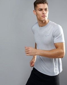 Белая футболка Nike Running Miler 834241-100 - Белый