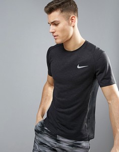 Черная футболка Nike Running Miler 834241-014 - Черный