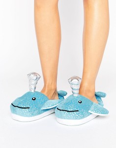 Слиперы в виде китов ASOS NESSIE - Синий