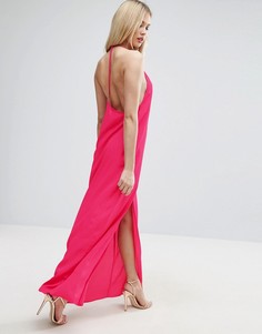 Платье-халтер макси ASOS - Розовый