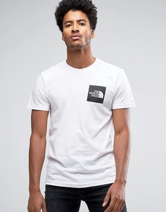 Белая футболка с квадратным логотипом The North Face - Белый