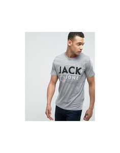 Футболка с логотипом Jack &amp; Jones - Серый