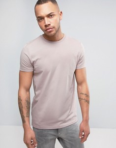 Розовая футболка с круглым вырезом ASOS - Розовый
