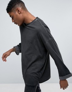 Свободный лонгслив ASOS - Серый