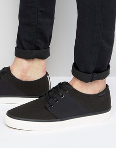 Холщовые кеды Jack &amp; Jones Turbo - Черный