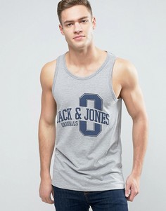 Майка с графикой Jack &amp; Jones Originals - Серый