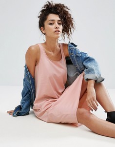 Платье-майка миди ASOS - Розовый