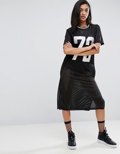 Платье миди ASOS - Черный