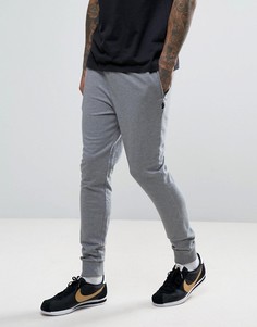 Серые меланжевые джоггеры с манжетами Luke 1977 Honey Mario - Серый
