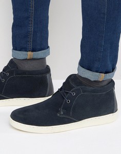 Темно-синие кроссовки в стиле ботинок чукка Red Tape - Синий
