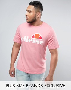Футболка с классическим логотипом Ellesse PLUS - Розовый
