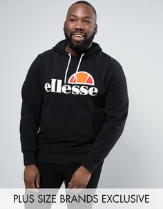 Худи с классическим логотипом Ellesse PLUS - Черный