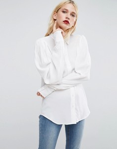 Блузка с oversize-рукавами ASOS - Белый