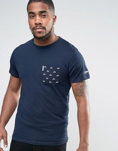 Футболка с карманом Lambretta - Темно-синий