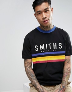 Свободная футболка с принтом ASOS - Черный